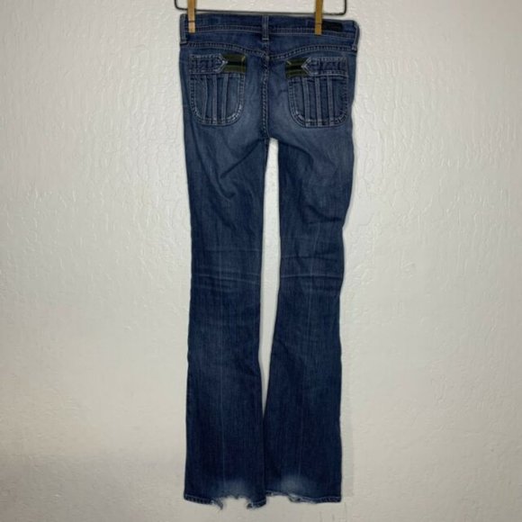 Citizens of humanity Leigh #148 DESTROYED stretch low waist boot cut jeans - Picture 2 of 11